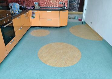 Напольные работы: Укладка пола, Выравнивание пола, Шлифовка пола | Ковролин, Кварц-винил, Линолеум Больше 6 лет опыта — 5