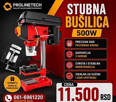 alati beograd: Stubna bušilica PROLINETECH – 500 W - Snaga motora: 500 W, pouzdan i — 1