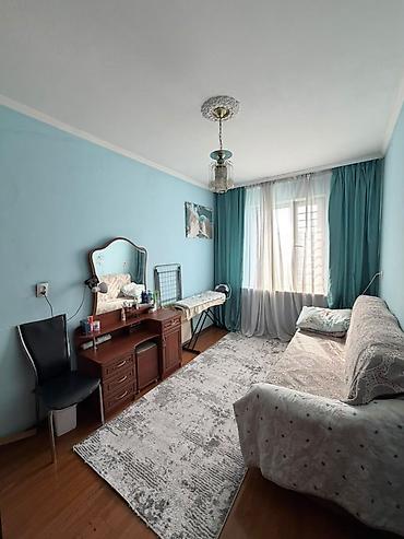 квартиры 106 серия: 3 комнаты, 61 м², Аламедин-1 мкр 106 серия, 9 этаж, Косметический ремонт — 9