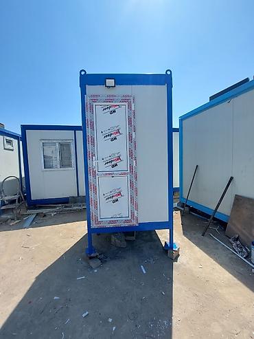 Контейнеры: Mobil sanitar konteyner – tualet kabinası - Polad karkaslı, mavi — 4