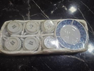 Qab-qacaq və mətbəx ləvazimatları: Çay dəsti, rəng - Ağ, Keramika, Yaponiya — 2