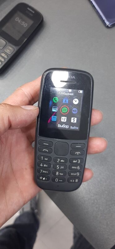 telefon şəkli: Nokia 105 4G, 64 GB, rəng - Qara, Düyməli, İki sim kartlı