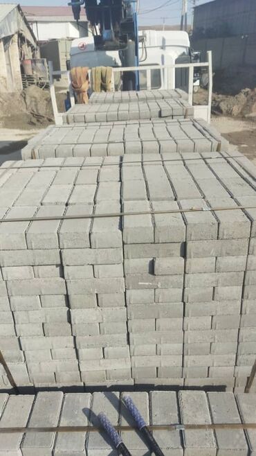 Брусчатка ромашка: Брусчатка ромашка, цвет - Бежевый, Сары-Таш, Для лестниц, Прессованная, Новый — 3