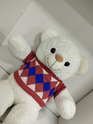 ayı teddy: Yumuşaq oyuncaq "Paltarlı Ayı 80sm" . 🆕Bütün məhsularımız Yenidir ☎️📬 — 3