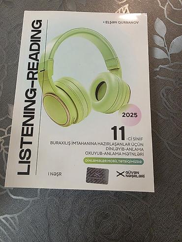 Tədris ədəbiyyatı: Məhsul: Listening–Reading hazırlıq kitabı Müəllif: Elşən Qurbanov — 1