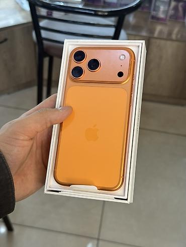 IPhone 17 Pro Max, Б/у, 512 ГБ, Оранжевый, Коробка, 93 %