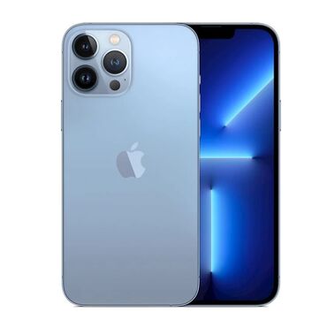 Apple iPhone: IPhone 13 Pro Max, 128 GB, Mavi, Face ID, Sənədlərlə