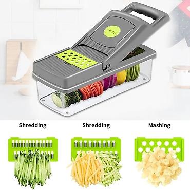 электрический нож: Овощерезка nicer dicer Чоппер 14в1 — 4