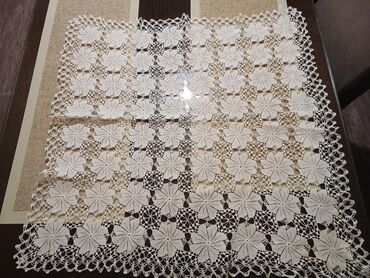 heklani milje: Tablecloths, New, color - White