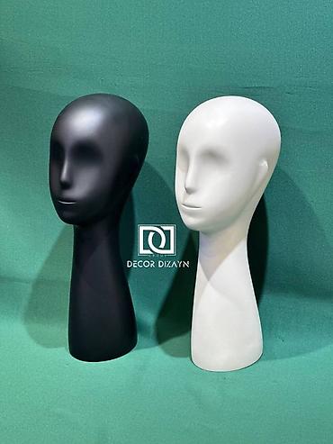 Оборудование для магазинов: Baş maniken / Bas manken Maniken Manken Maneken Reng:ag,qara Material — 3