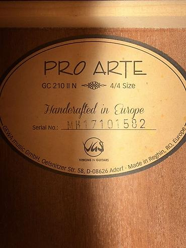 art: Классическая гитара PRO ARTE GC 210 II N (4/4) 1)Полноразмерная — 2
