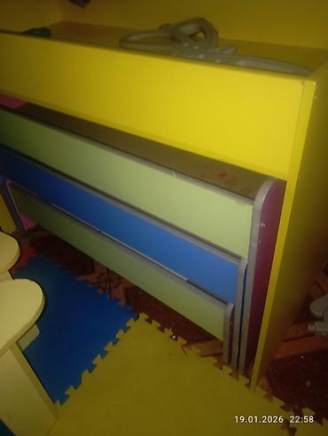 Детские гарнитуры: Детская мебель для дома или детского сада. В комплект входят: - Парта — 5