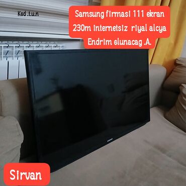 Televizorlar: İşlənmiş Televizor Samsung Led Ünvandan götürmə