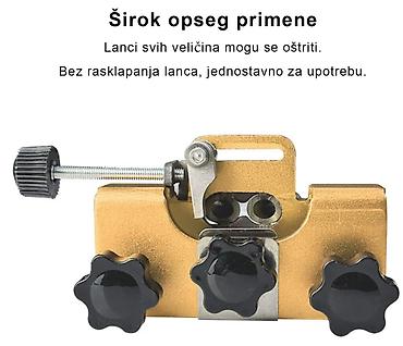 Ostali ručni alati: Nov ručni oštrač za lančane testere. U kompletu ima tri dijamantska — 7