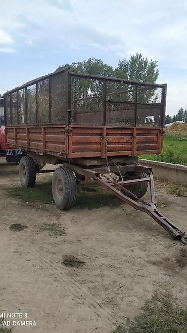 Прицеп тракторный двухосный, самосвальный тип (бортовой)