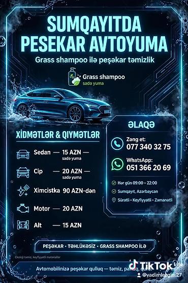 avto diagnostika: SUMQAYITDA VIP PARILTI – GRASS SUPER WAX ilə peşəkar avtoyuma — 5