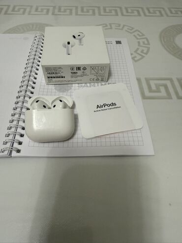 ipod сколько стоит: AirPods 4 
Active Noise 
100% оргинал 
Кепилдик 1 жыл
