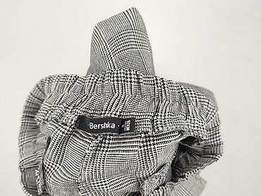 hm szare dresy: Bershka, Spodnie materiałowe damskie, rozmiar S — 4