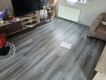 Döşəmə işləri: Laminat ustasi Her nov laminatlarin vurulmasi 90 derece,duz,sahmat — 3