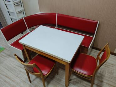 stol stul metbex: Mətbəx üçün, İşlənmiş, 2 stul