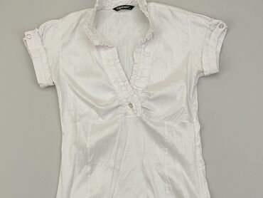 białe ażurowe bluzki: Blouse, XL (EU 42), condition - Good