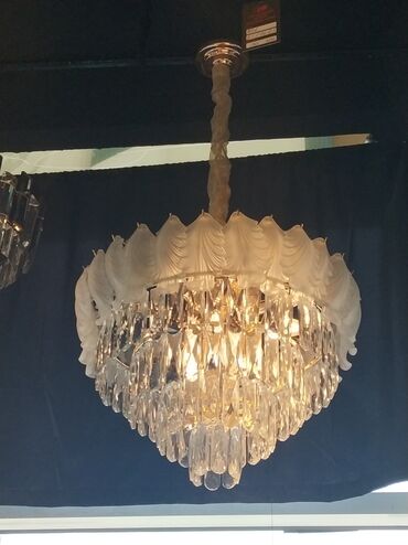 spot lampalar qiymeti: Çılçıraq, 10 və daha çox lampa, Xrustal