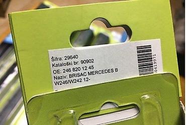 motorce za brisaci: BRISAČI MERCEDES B W242 6 - 650 MM / 480 MM | NOVO ! ORIGINALNI — 5
