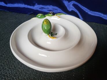 Ostalo posuđe: Tanjir nov za maline Italija 70te. Tanjir za masline sa delom za na lalafo.rs — 5 Ostalo posuđe: Tanjir nov za maline Italija 70te. Tanjir za masline sa delom za — 5