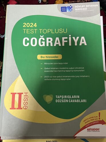 Digər: Test kitablari her biri tezediryazilmayib qiymetinden asagi — 10