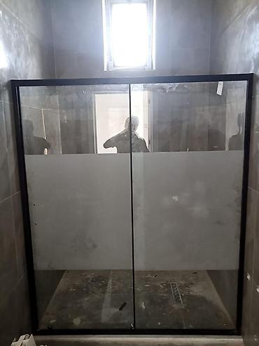 arakesmeler: Duş kabinəsi – sürüşmə qapılı, temperli şüşə - Dizayn: 2 və 3 panelli — 6