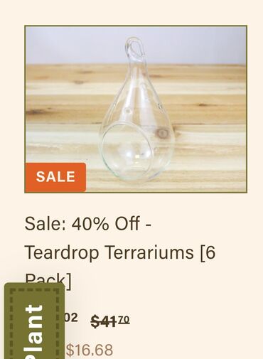 Ostali kućni dekor: Terarijum(saksija) za biljke viseca duvano staklo 90te. Perfektan — 6