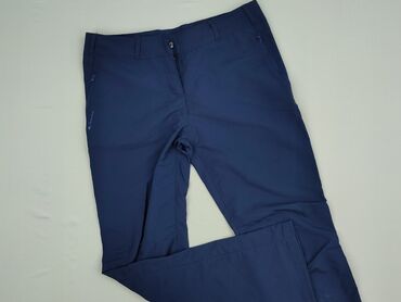 Women's Clothing: Material trousers for women, size L (EU 40)