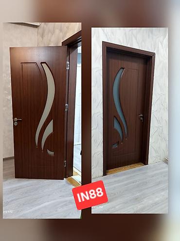 çərçivə satışı: Qonaq otağı üçün İşlənmiş Otaq qapısı 80x205 sm Zamok ilə, Zəmanətli, Ünvandan götürmə — 1