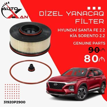 kia sorento yanacaq serfiyyati: Hyundai Santafe Sorento 2.2 l, Dizel, 2023 il, Orijinal