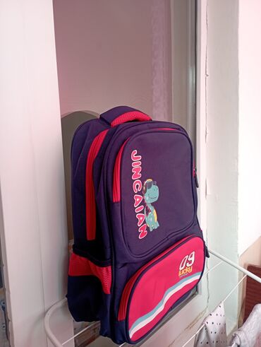 Рюкзаки: Детские рюкзаки для школы и прогулок 1) Темно‑синий рюкзак JINCAIAN - — 1