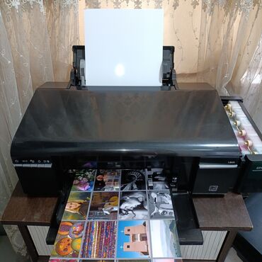 Принтеры: Цветной принтер Epson L805 6 цветов с Wi-Fi и заводской доноркой