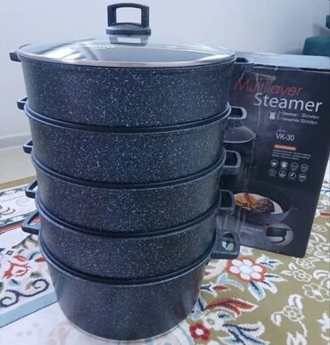 Бууга бышыргычтар: Многоярусная пароварка VK-30 (Multilayer Steamer) - Комплектация