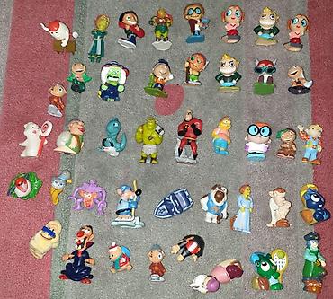 Figurice za decu: Kinder igracke razne - funny students, šrek, simpsonovi, dekster, duh — 3