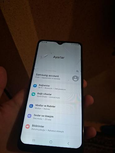 iphone 12 pri: Samsung Galaxy A32, 64 GB, rəng - Qara, Qırıq — 1