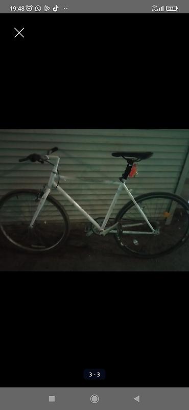 low 2 fixed gear: Городской велосипед, Рама M (156 - 178 см), Б/у — 1