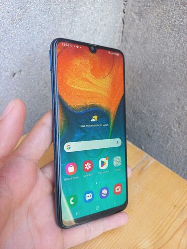 samsung a30: Samsung A30, 32 GB, rəng - Mavi, Barmaq izi