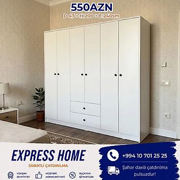 Dolablar: Yeni, 6 qapı, Siyirməli, Açılan, Düz dolab — 1