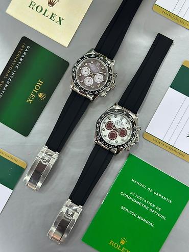 takı: Yeni, Qol saatı, Rolex, rəng - Qara — 2