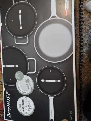 Наборы посуды: Новые от фирмы BergHoff качественные продаю дешевле магазина потому