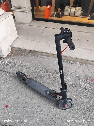electric moto: Elektrik skuter – Toba brendi - Rəng: qara, yığcam və yüngül — 3