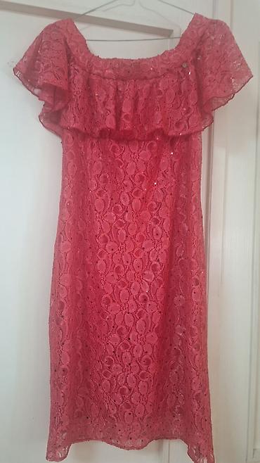 p s feshion: Haljina NOVA PS Feshion koral crvena svecana, elegantna cipka sa — 1