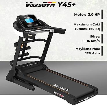 samokat az: Volks Gym Y45+ qaçış aparatı. Az işlənib, dağ rejimi və masajı — 1