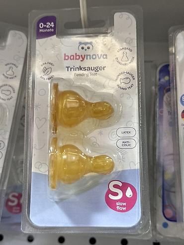 бутылка соска: Пустышки-соски для бутылочки babynova Trink sauger (Feeding Teat) — 1