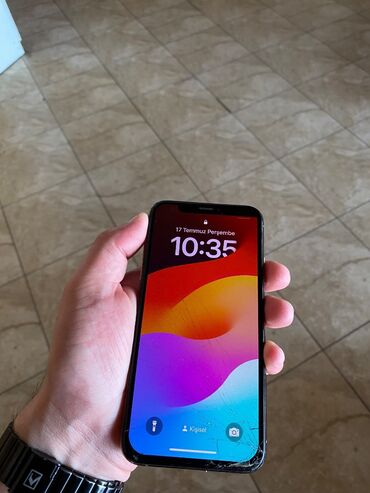 Apple iPhone: IPhone Xs, 64 GB, Qızılı, Barmaq izi, Face ID, Sənədlərlə