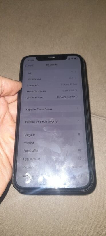 iphone 11 pro 64: IPhone 11 Pro, 64 GB, Yaşıl, Face ID